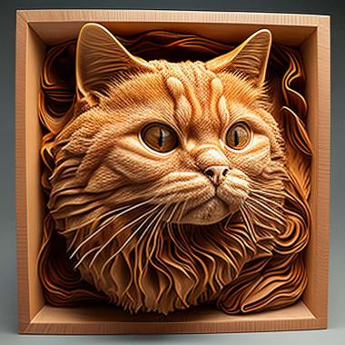 3D model Liof experimental cat breeds cat (STL)